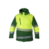 Parka alta visibilidad HOMBRE KINGSMANN STARLIGHT con guata, Verde con Amarillo Flúor 1