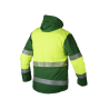 Parka alta visibilidad HOMBRE KINGSMANN STARLIGHT con guata, Verde con Amarillo Flúor 2