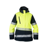 Parka encastrable alta visibilidad MUJER KINGSMANN STARLIGHT, Azul Marino con Amarillo Flúor 1