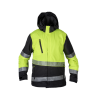 Parka encastrable alta visibilidad HOMBRE KINGSMANN STARLIGHT, Azul Marino con Amarillo Flúor 1