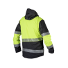 Parka encastrable alta visibilidad HOMBRE KINGSMANN STARLIGHT, Azul Marino con Amarillo Flúor 2