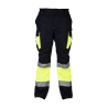 Pantalón alta visibilidad HOMBRE KINGSMANN STARLIGHT para rodilleras, Azul Marino con Amarillo Flúor 1