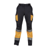 Pantalón alta visibilidad MUJER KINGSMANN STARLIGHT, Azul Marino con Naranja Flúor 1