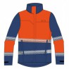 Cazadora alta visibilidad HOMBRE KINGSMANN STARLIGHT, Azul Marino con Naranja Flúor 2