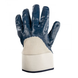 Par de guantes algodón con recubrimiento de Nitrilo y puño ancho PSH GN2 4