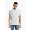 Polo laboral piqué HOMBRE manga corta SUMMER Blanco 1