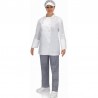 Chaqueta laboral UNISEX COCINA Manga Larga BLANCA, CC600 2