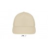 Gorra laboral básica 5 paneles SUNNY BEIGE 2