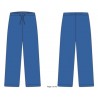 Pantalón laboral de Pijama salas limpias FRESH UNISEX, no incluye casaca 6