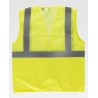 Chaleco de alta visibilidad amarillo con parte superior de rejilla C3612 2