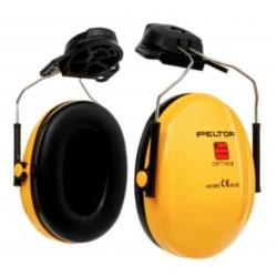 Orejera 3M™ PELTOR™ Optime™, 26 dB, amarillo, versión montada en casco,...