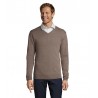 Jersey laboral HOMBRE con cuello de pico GALAXY gris 1