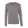 Jersey laboral HOMBRE con cuello de pico GALAXY gris 3