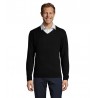Jersey laboral HOMBRE con cuello de pico GALAXY Negro 1
