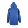 Parka laboral Unisex Azul Real con forro ACOLCHADO ROBYN, SOLS 3