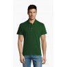 Polo laboral piqué HOMBRE manga corta SUMMER Verde Botella 2