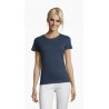 Camiseta laboral MUJER manga corta con cuello redondo REGENT Denim 1