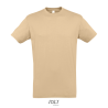 Camiseta laboral manga corta HOMBRE con cuello redondo REGENT color arena Beig, Sol´s 2