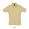 Polo laboral piqué HOMBRE manga corta SUMMER Beig arena 2