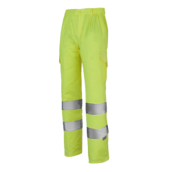 Pantalón de alta visibilidad amarillo flúor, ref. 1052, CHINTEX, PLAZO 10-15...