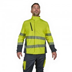 Polar Softshell alta visibilidad HOMBRE STARLIGHT MONOCOLOR Amarillo Flúor