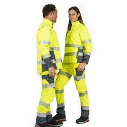 Polar Softshell alta visibilidad HOMBRE STARLIGHT MONOCOLOR Amarillo Flúor