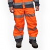 Cubrepantalón impermeable alta visibilidad Unisex KINGSMANN STARLIGHT, Naranja Flúor 1