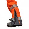 Cubrepantalón impermeable alta visibilidad Unisex KINGSMANN STARLIGHT, Naranja Flúor 2
