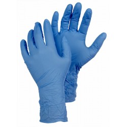 Caja con 100 guantes desechables de Nitrilo grueso TEGERA 84501