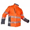 Softshell Polar Naranja Flúor KINGSMANN STARLIGHT Hombre, con mangas desmontables 1