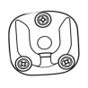 Soporte B2066067 para linterna para Casco Pacific 3