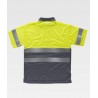 Polo Alta Visibilidad Gris Amarillo ref. C3860, WORKTEAM 2