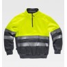 Sudadera Alta Visibilidad Gris Amarillo ref. C9035, WORKTEAM 1