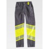 Pantalón Alta Visibilidad Gris Amarillo ref. C2718, WORKTEAM 1