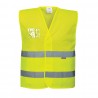 Chaleco alta visibilidad amarillo PORWEST ref. C494 1