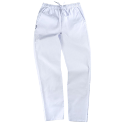 Conjunto unisex de casaca y pantalón color blanco, ref. B9110,  WORKTEAM 2