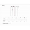 Pantalón unisex color blanco, ref. B9300, WORKTEAM 2