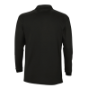 Polo laboral HOMBRE manga larga WINTER 100% algodón Negro 2