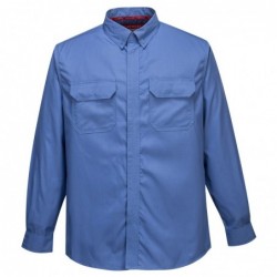 Camisa resistente a la llama color azul, ref. FR69, PORTWEST