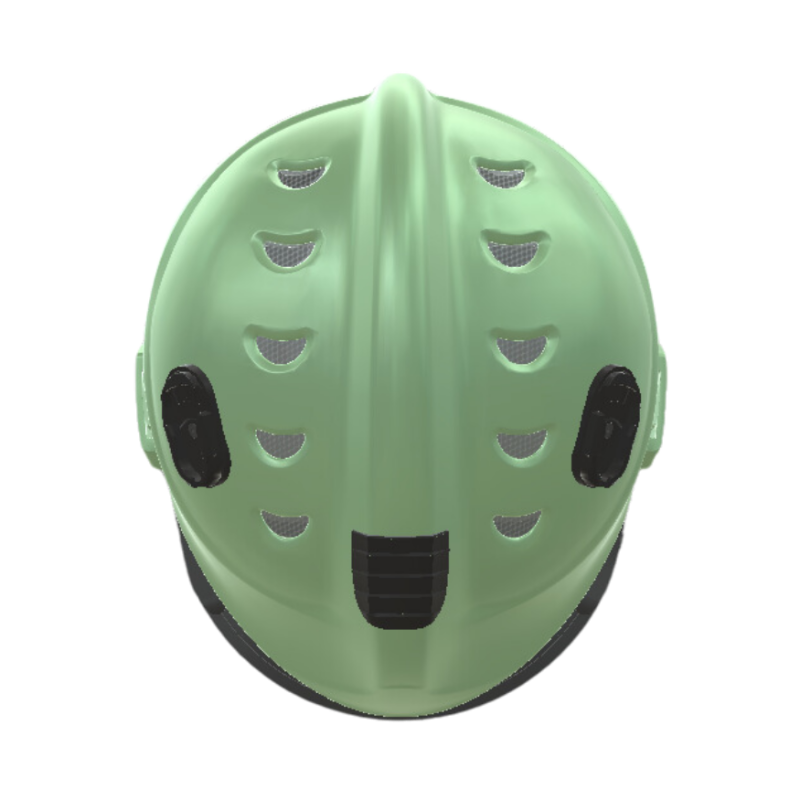 casco-eom-verde-con-gafas-banda-elastica