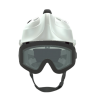 Casco EOM blanco con gafas banda elástica, SICOR 1