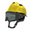 Casco EOM amarillo con gafas banda elástica, SICOR 1