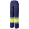 Pantalón laboral multibolsillos color azul marino y amarillo, ref. 1061, CHINTEX 2