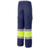 Pantalón laboral multibolsillos color azul marino y amarillo, ref. 1090, CHINTEX 2