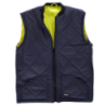 Parka color azul marino y amarillo, ref. C3735, WORKTEAM 5