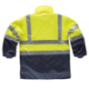 Parka color azul marino y amarillo, ref. C3735, WORKTEAM 6