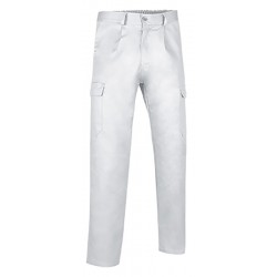 Pantalón Multibolsillos color blanco para Trabajo – Resistente, Ligero y...