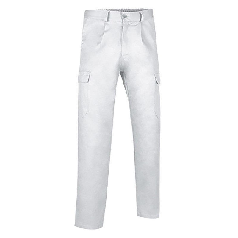 Pantalón Multibolsillos color blanco para Trabajo – Resistente, Ligero y...