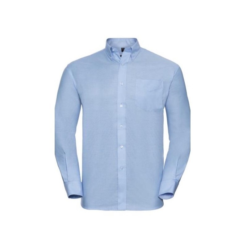 Camisa laboral HOMBRE Oxford celeste