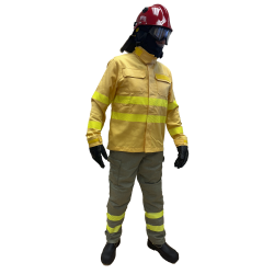 Camisa amarilla Wildland para bomberos forestales, ITURRI